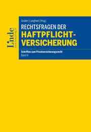 Cover von Rechtsfragen der Haftpflichtversicherung