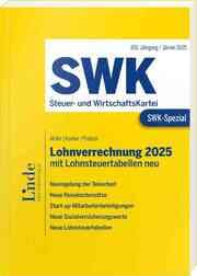 Cover von SWK-Spezial Lohnverrechnung 2025