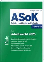 Cover von ASoK-Spezial Arbeitsrecht 2025