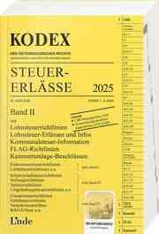 Cover von KODEX Steuer-Erlässe 2025, Band II