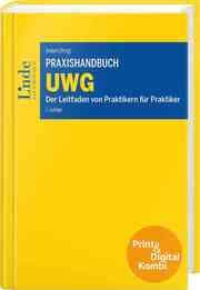 Cover von Praxishandbuch UWG (Kombi Print&digital)