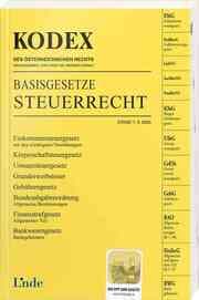 Cover von KODEX Basisgesetze Steuerrecht