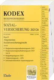 Cover von KODEX Sozialversicherung I 2025/26