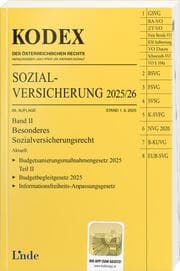 Cover von KODEX Sozialversicherung II 2025/26