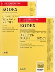 Cover von KODEX-Paket Studienausgabe Arbeits- und Sozialrecht Graz 2025/26