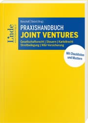 Cover von Praxishandbuch Joint Ventures