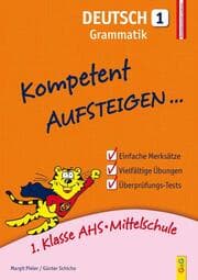 Cover von Kompetent Aufsteigen Deutsch 1 - Grammatik