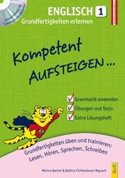 Cover von Kompetent Aufsteigen Englisch 1 - Grundfertigkeiten erlernen mit CD