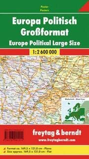 Cover von freytag & berndt Poster Europa politisch, Großformat 1:2,6 Mio.