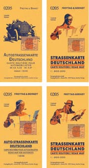 Cover von Deutschland, Autokarte mit Retrocover 1:500.000