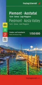 Cover von freytag & berndt Straßenkarte Piemont - Aostatal, Turin - Genua - Lago Maggiore 1:150.000