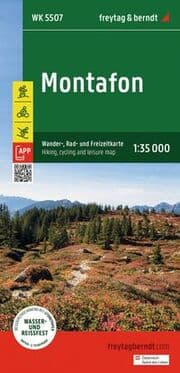 Cover von freytag & berndt Wanderkarte WK 5507 Montafon 1:35.000