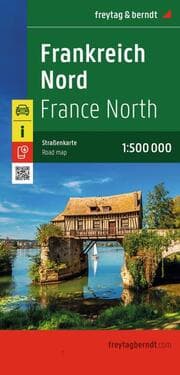 Cover von freytag & berndt Straßenkarte Frankreich Nord 1:500.000