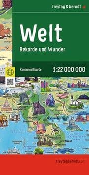 Cover von freytag & berndt Straßenkarte Weltkarte für Kinder 1:22 Mio.
