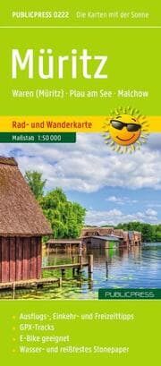 Cover von Müritz, Rad- und Wanderkarte 1:50.000, Publicpress