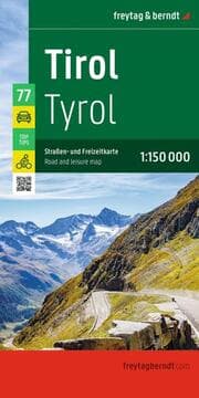 Cover von freytag & berndt Straßenkarte Tirol 1:150.000
