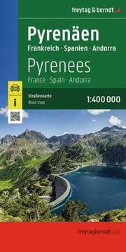 Cover von freytag & berndt Straßenkarte Pyrenäen, Frankreich - Spanien - Andorra 1:400.000