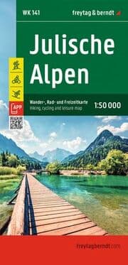 Cover von freytag & berndt Wanderkarte WK 141 Julische Alpen 1:50.000