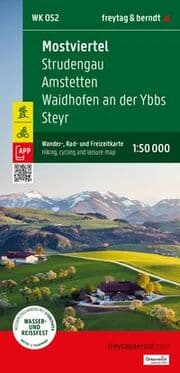 Cover von freytag & berndt Wanderkarte Mostviertel, Strudengau - Donauland - Amstetten - Waidhofen an der Ybbs - Steyr 1:50.000