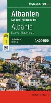Cover von freytag & berndt Straßenkarte Albanien, Kosovo - Montenegro 1:400.000