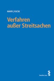 Cover von Das Verfahren außer Streitsachen