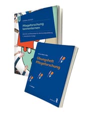 Cover von Lehrbuch Pflegeforschung kennenlernen/Übungsheft Pflegeforschung