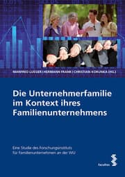 Cover von Die Unternehmerfamilie im Kontext ihres Familienunternehmens