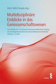 Cover von Multidisziplinäre Einblicke in das Genossenschaftswesen