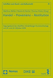 Cover von Handel - Provenienz - Restitution