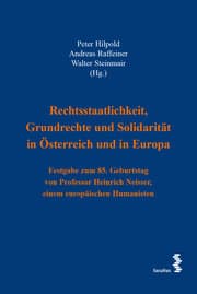 Cover von Rechtsstaatlichkeit, Grundrechte und Solidarität in Österreich und in Europa