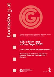 Cover von CEE e-Dem and e-Gov Days 2021