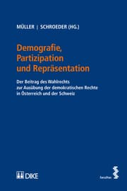 Cover von Demografie, Partizipation und Repräsentation