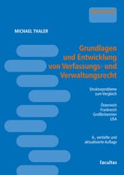Cover von Grundlagen und Entwicklung von Verfassungs- und Verwaltungsrecht