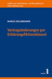 Cover von Vertragsänderungen per Erklärungsfiktionsklausel