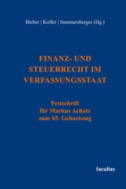 Cover von Finanz- und Steuerrecht im Verfassungsstaat