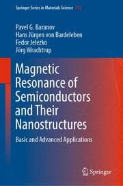 Cover von Magnetic Resonance of Semiconductors and Their Nanostructures