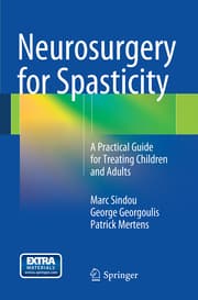 Cover von Neurosurgery for Spasticity