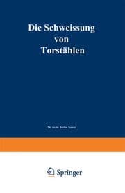 Cover von Die Schweissung von Torstählen