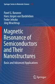 Cover von Magnetic Resonance of Semiconductors and Their Nanostructures