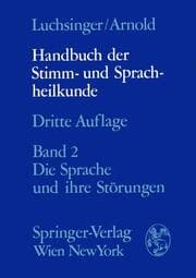 Cover von Handbuch der Stimm- und Sprachheilkunde 2