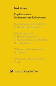 Cover von Karl Menger, Ergebnisse eines Mathematischen Kolloquiums
