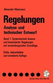 Cover von Regelungen Analyse und technischer Entwurf
