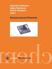 Cover von Nanostructured Materials