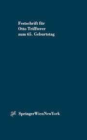 Cover von Festschrift für Otto Triffterer zum 65.Geburtstag