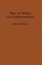 Cover von Wege zur Bildung von Großunternehmen