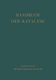 Cover von Handbuch Der Katalyse