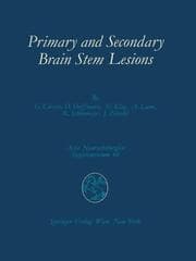 Cover von Primary and Secondary Brain Stem Lesions