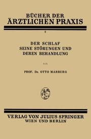 Cover von Der Schlaf Seine Störungen und Deren Behandlung