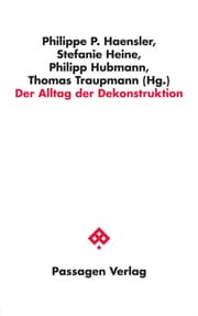 Cover von Der Alltag der Dekonstruktion