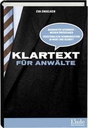 Cover von Klartext für Anwälte